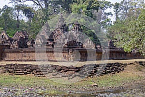 Exterior of Banteay Srei, Siem Reap, Cambodia