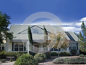 Exterior of a beautiful new home