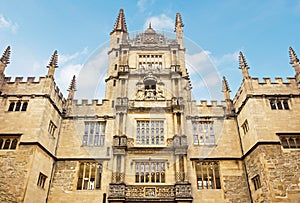 Exterior of the Bodleian Library building in Oxford