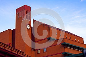 Exterior of the British Library in London, Uk