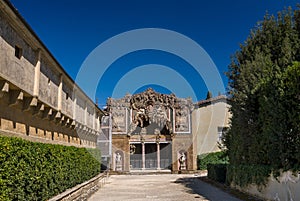 Exterior of Buontalenti Grotto on Boboli Gardens, Florence