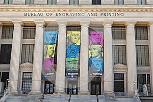 Exterior of the Bureau of Engraving and Printing