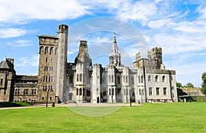 Exterior of Cardiff Castle â€“ Wales, United Kingdom