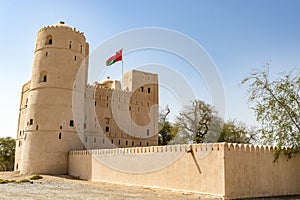 Exterior of the castle in Barka, Oman