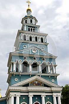 Exterior of the Cathedral of the Assumption of the Virgin, Tashkent, Uzbekistan, Asia
