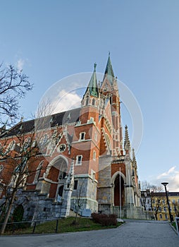 Exterior of Church of the Sacred Heart of Jesus Herz Jesu Kirche in Graz, Styria region, Austria