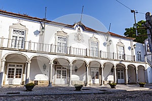 Exterior of the City Hall PaÃÂ§os do Concelho in Palmela, Portugal photo