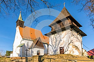Exterior design of a church in Sliac town in central Slovakia