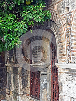 Exterior Details of Byzantine Greek Orthodox Church, Athens, Greece