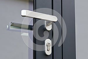 Exterior door handle and Security lock