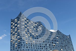 Exterior of the Elbphilharmonie, Harbor City, Hamburg, Germany photo