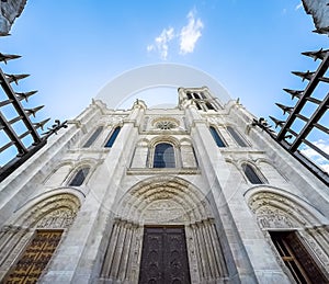 Exterior Facade Basilica of Saint Denis photo