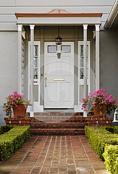 Exterior of a Front Door