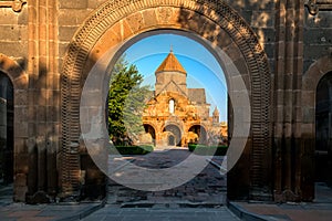 Exterior Gate of Saint Gayane Church in Echmiadzin, Armenia