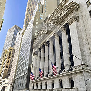 New York stock exchange, New York, USA