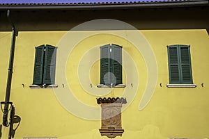 Old house at Trezzo sull Adda, Milan province, italy photo