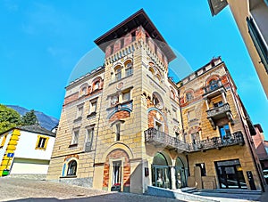 Exterior of Palazzo Torretta, Locarno, Switzerland photo