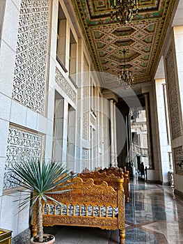 The exterior of Kohi Navruz Palace in Dushanbe, Tajikistan