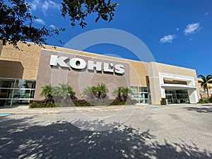The exterior of a Kohl`s department store in Orlando, Florida