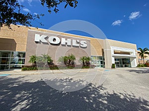 The exterior of a Kohl`s department store in Orlando, Florida