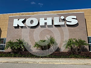 The exterior of a Kohl`s department store in Orlando, Florida