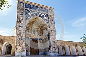 Exterior of the Kok Gumbaz mosque in Shahrisabz, Qashqadaryo, Uzbekistan