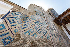 Exterior of the Kok Gumbaz mosque in Shahrisabz, Qashqadaryo, Uzbekistan