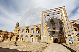 Exterior of the Kutlug-Murad Inaka Madrasah in Khiva, Uzbekistan, Asia