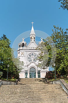 Exterior of the La Salette church. Church inaugurated on September 19, 1880 in honor of our lady of la Salette