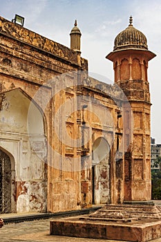 Exterior of Lalbagh Fort in Dhaka, Bangladesh