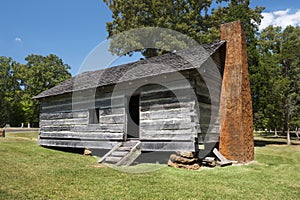 Exterior of Log Cabin