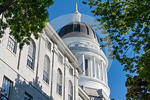 Exterior of the Maine Capitol Building photo