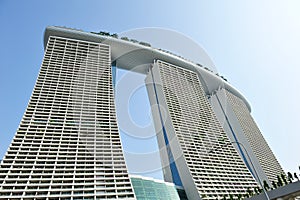 Exterior of Marina Bay Sands Singapore