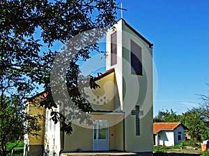 Exterior of a Modern Chapel of All Saints, Vocarica Croatia - Kapela Svih Svetih, VoÃâ¡arica Hrvatska photo