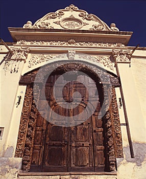 Exterior of the Monasterio de San Bernardo in the city of Salta, Salta Province, Argentina, South America