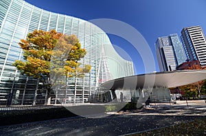 Exterior of National Art Center, Tokyo, Japan