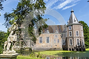 Exterior of the Nijenhuis castle in Wijhe, Overijssel, The Netherlands