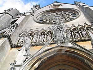 Exterior outdoor photo of a church cathedral