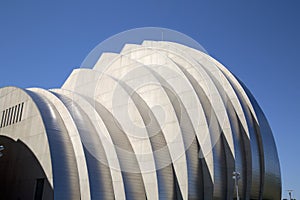 Exterior of Performing Art Center in downtown Kansas