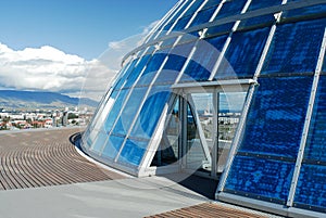 Exterior of the Perlan, Reykjavik, Iceland photo