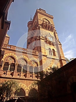 Exterior of prag mahal, bhuj, gujrat, india