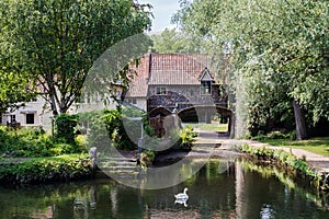 Exterior Of Pulls Ferry On River Wensum In Norwich Norfolk UK