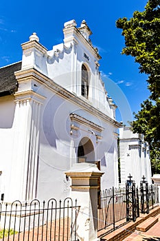 Exterior of the Rhenish Mission Church - Stellenbosch, South Africa