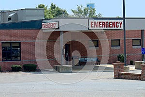 Exterior of a rural emergency room