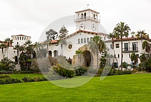Exterior Santa Barbara Courthouse California photo