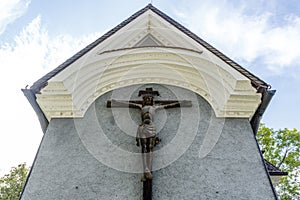 Exterior of the Seekapelle zum Hl. Kreuz at Herrenchiemsee - Herren island - Bavaria, Germany