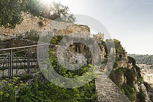 Exterior Sights of St. Mathew Church Chiesa di San Matteo in Scicli, Province of Ragusa, Sicily - Italy.