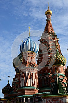 Exterior of St. Basil`s Cathedral - Red Square Moscow Landmarks