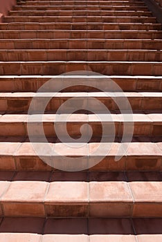 Exterior stairway, light and dark