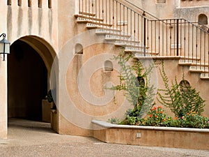 Exterior stairway, Tlaquepaque Arts and Crafts Village